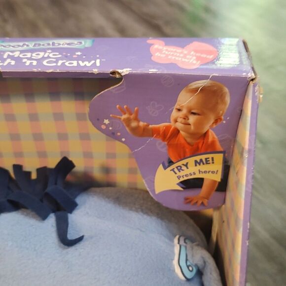Disney Pooh Babies Magic Touch N Crawl Eeyore NIB Rare Vintage - Picture 5 of 13